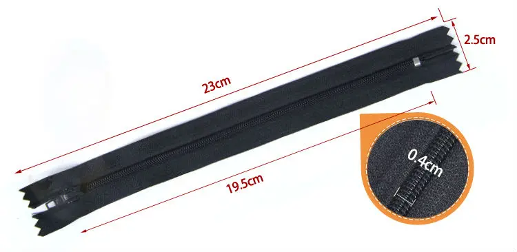 20 шт. нейлоновые молнии 9 дюймов|coil zipper|nylon coil zippersgarment accessories |