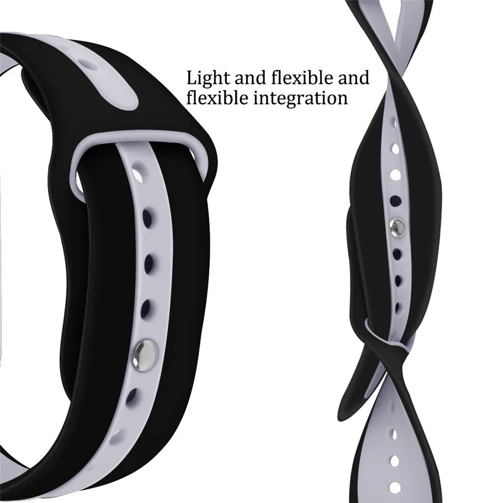 Essidi браслет из мягкой резины ремешок для Apple Watch серии 1 2 3 4 5 Smart Band Loop 38 мм 40 мм 42 мм 44 мм ремешок для Iwatch