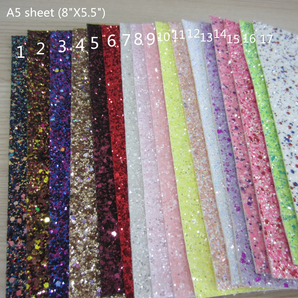A5 лист 8 &quotx 5 5&quot(15 см x 21 см) крупная блестящая ткань кожа искусственная для бантов