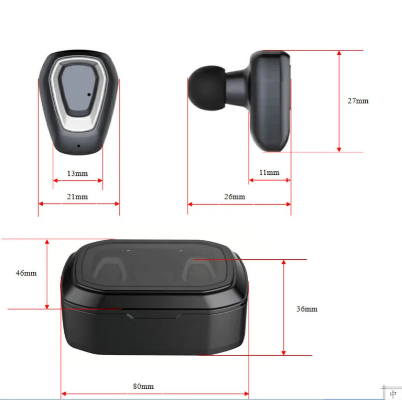 AIYIMA A7 TWS Ecouteurs Oordopjes стерео Oreillette Bluetooth наушники запонки Auricolari беспроводные наушники и наушники