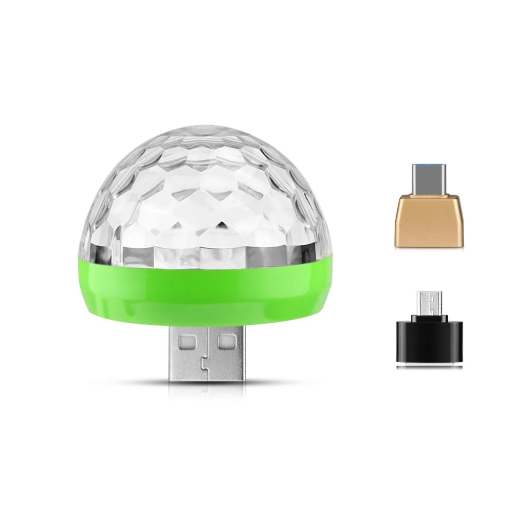 USB светодиодный сценический светильник, Рождественское украшение для вечеринки E27, цветной RGB диско-светильник s для Рождественское украшение для дома светильник, лампы