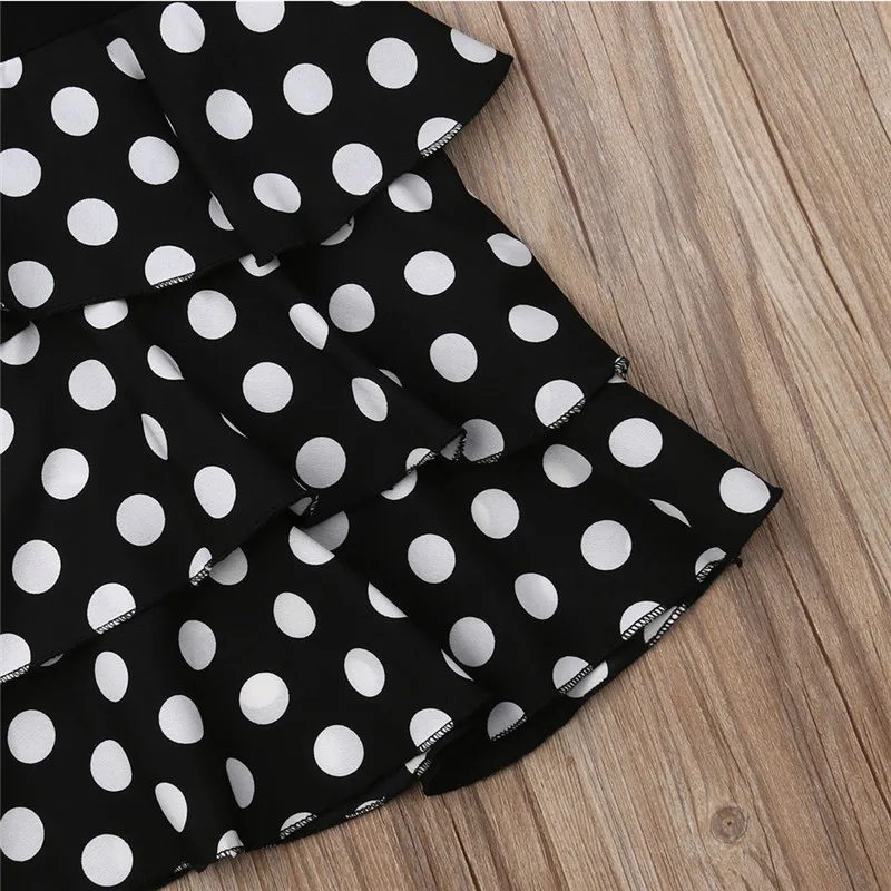 Summer Brand New Kid Girls Dress Dot Short Sleeve Princess Casual Dresses Sundress One Pieces | Детская одежда и обувь
