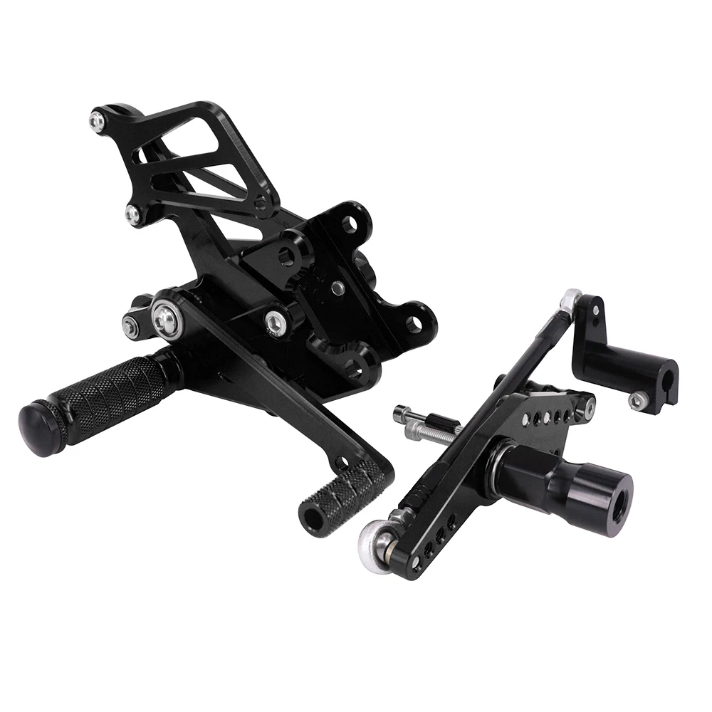 CNC Регулируемые подножки педали отдых Rearset подножки для HONDA CBR1000RR CBR 1000 RR 2008 2009 2010 2011 2012 2013 - Цвет: Черный