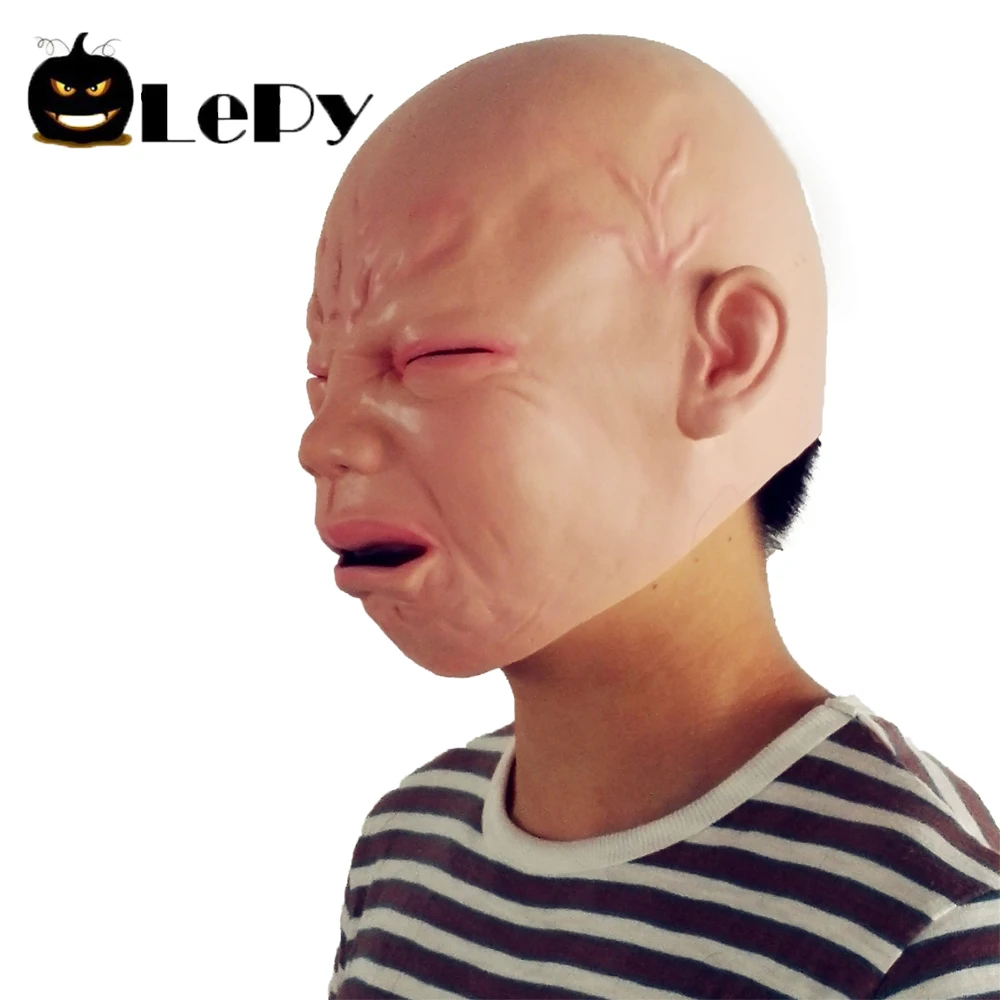 LePy/Новая детская маска на Хэллоуин латексный костюм для малышей с отвращением и