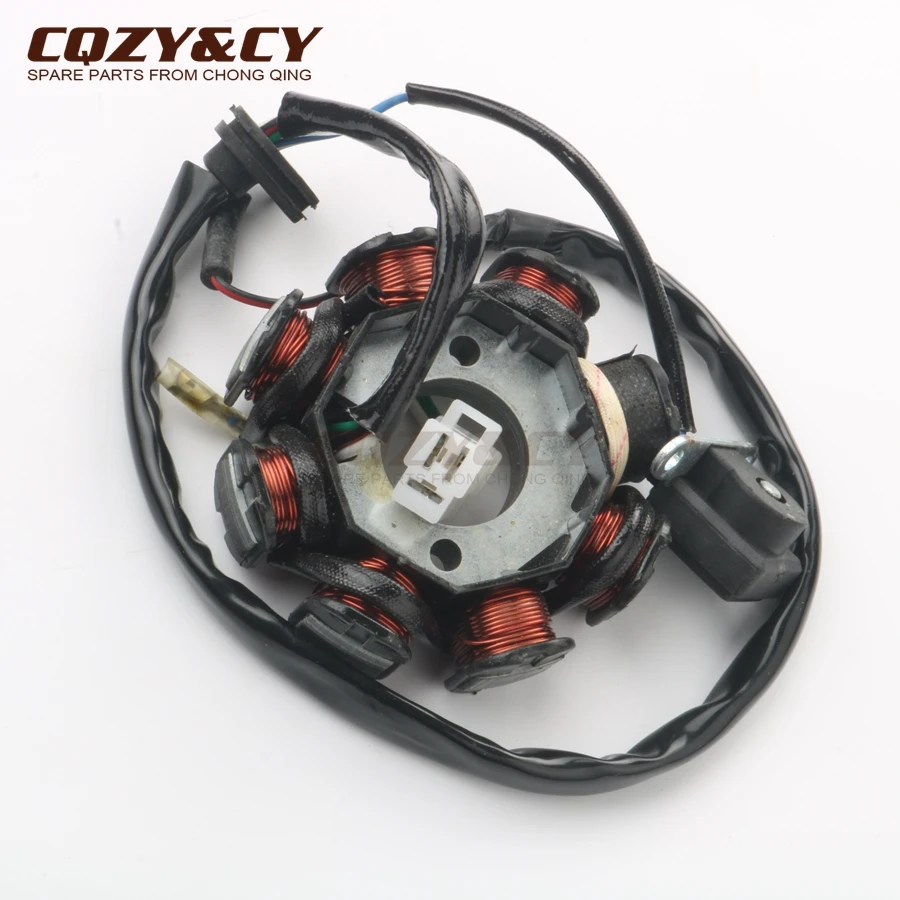 Катушка зажигания для скутера 8 катушек GY6 50cc 139QMA 139QMB 4 тактный|Зажигание
