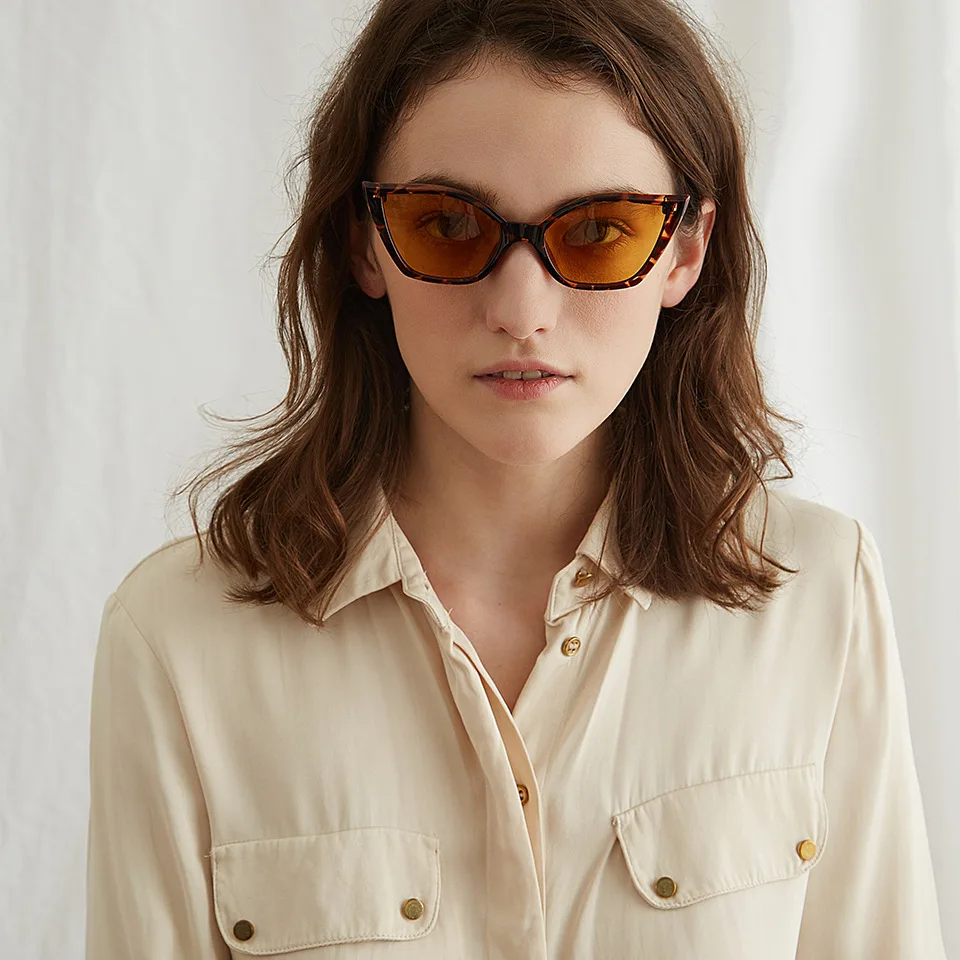 

Солнцезащитные очки «кошачий глаз» женские, роскошные модные солнцезащитные аксессуары в винтажном стиле, с защитой от ультрафиолета, 2018