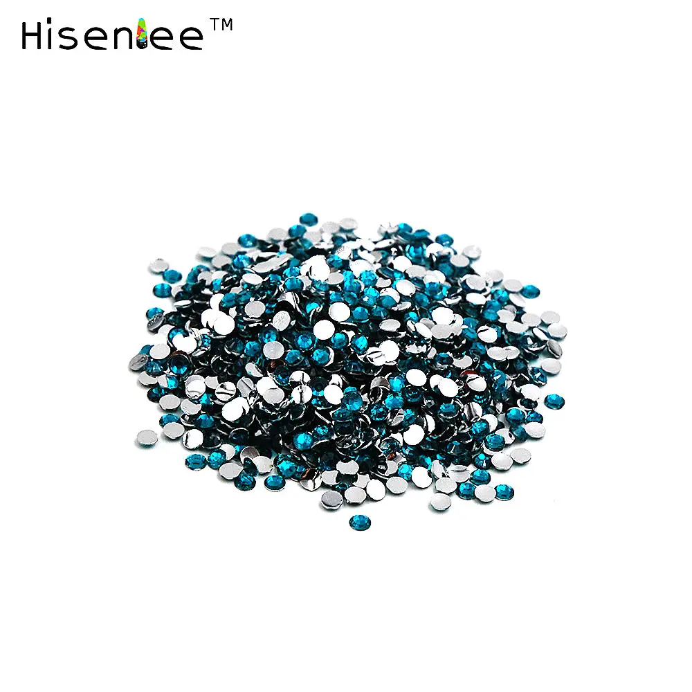 Peacock Blue Высокое качество, 1000 шт, Классический Шарм, блестящий дизайн, 2 мм., стразы из смолы, специальный дизайн для ногтей, боди-арт, аксессуары ручной работы, украшение - Цвет: Peacock Blue