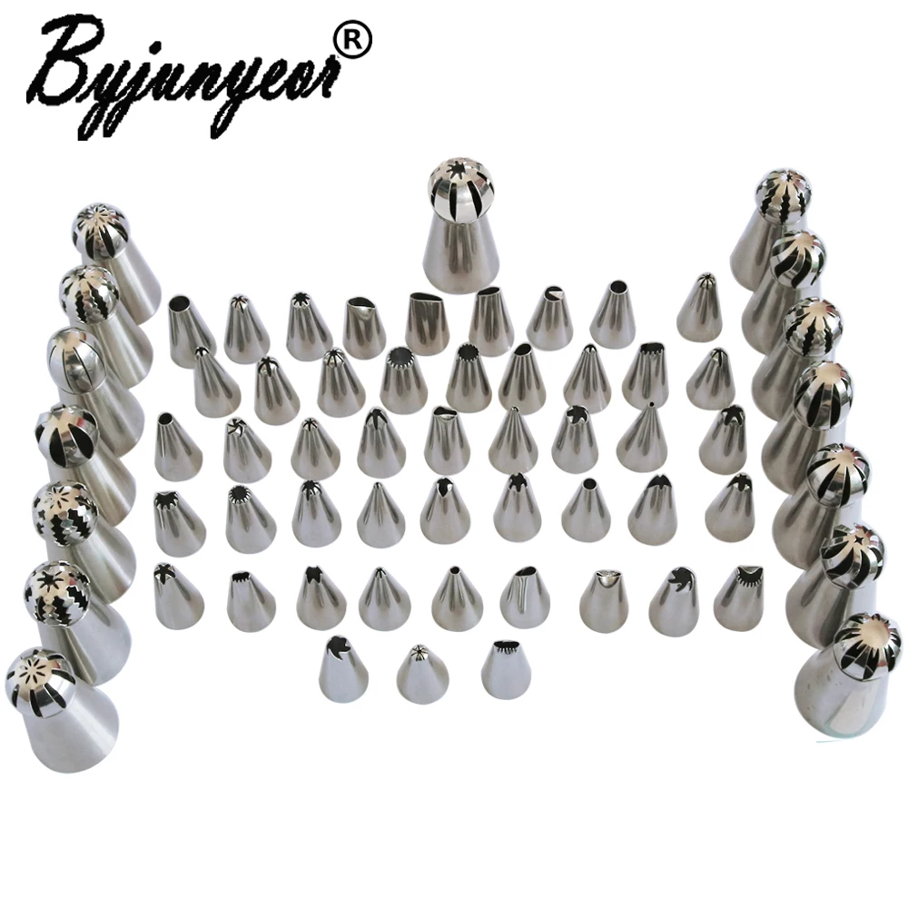 

Globular Icing Cream Piping Tips Russian Ball Tulip Nozzles Fondant Baking Pastry Cake Decorating Tools CS135,CS136,CS137