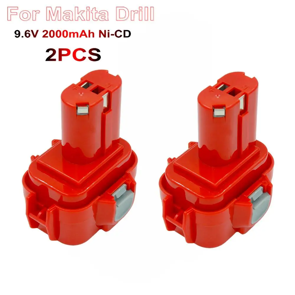 Аккумуляторная батарея PA09 для Makita 2 шт. перезаряжаемая сменная Ni CD 9 6 В 9100 9122 9134 9135