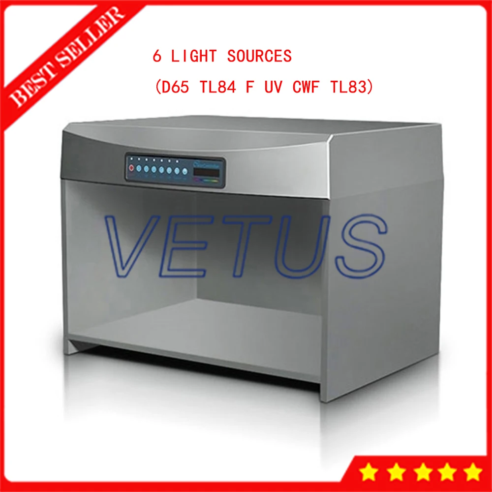 P60 + с 6 источниками светильник D65 TL84 F UV CWF TL83 цветной соответствующий шкафу шкаф