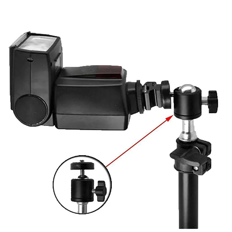 2PCS 1/4 inch Mini Tripod Ball Head Bracket Holder Mount Ballhead for DSLR Camera | Электроника