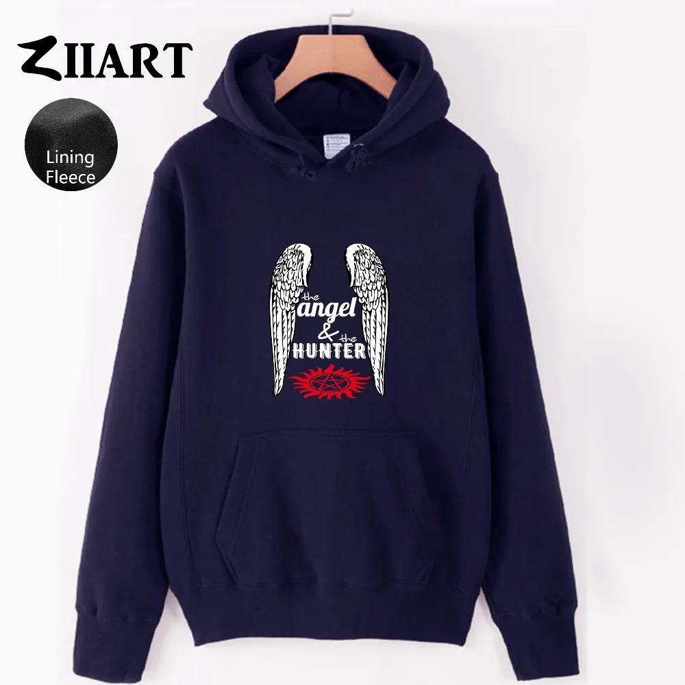 Флисовая толстовка для мальчиков ZIIART одежда пар сверхъестественное крыло