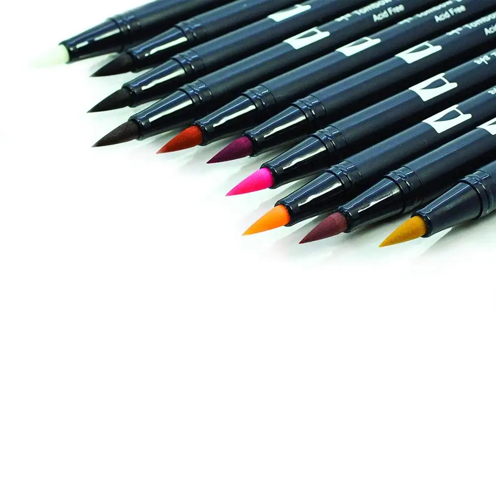 Tombow двойной кисть искусство маркеры, портрет, 6-Pack