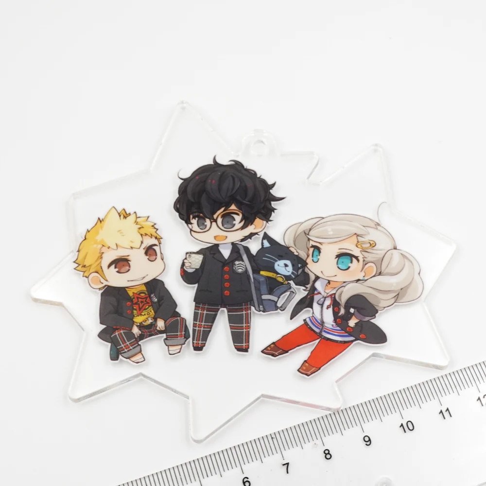 Акриловый брелок Persona 5 из аниме P5 Ren Amamiya Ryuji Sakamoto Anne Takamaki Akira Kurusu|Игровые фигурки и