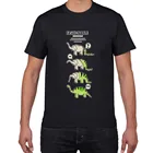 Змея eat Elephant эволюция в динозавра, саркастическая графика, новинка, забавная футболка для мужчин, 100% хлопок, уличная одежда, мужская футболка