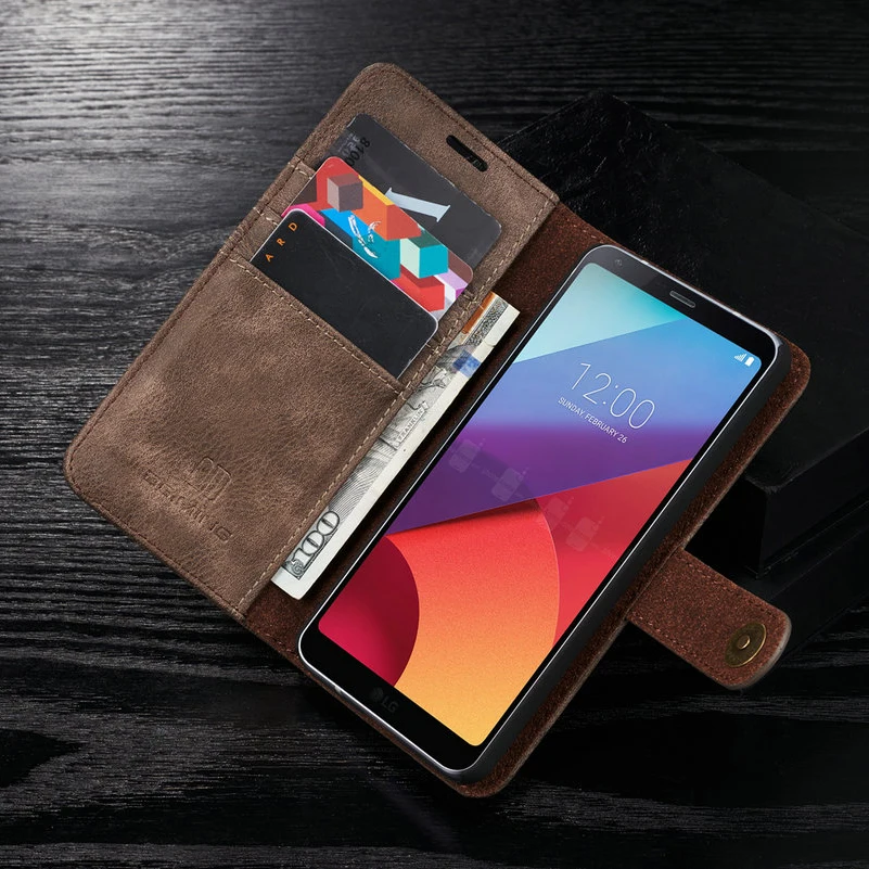 Роскошный чехол-кошелек в стиле ретро с отделением для карт и телефона магнитный