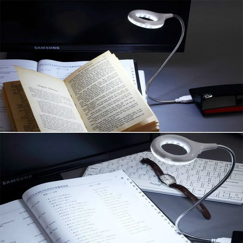 Высокое качество Портативный Яркий USB лампа с переключателем 18 LED гаджеты