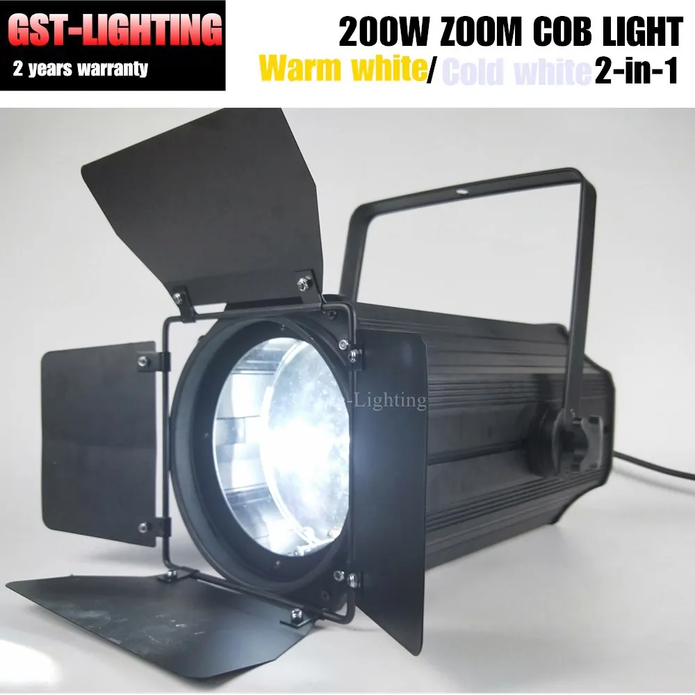 Зум COB LED 200 Вт профиль театральные точечные светильники для сцены dmx|Эффект