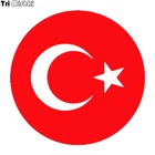 Tri Mishki 14*14 см флаг Турции луна и звезды забавная наклейка для автомобилей авто наклейки араба Аксесуар HZX470