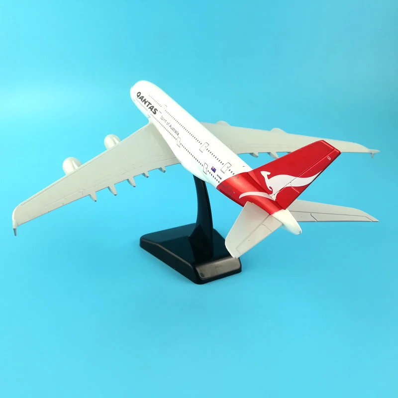 Модель самолета JASON TUTU 20 см модель Qantas аэробус A380 1:200 Литые металлические самолеты