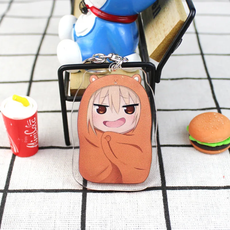 1 Аниме Himouto Umaru chan косплей брелок японский мультфильм Himouto мультипликационный персонаж дома Умару акриловый автомобильный брелок Подвеска Брелки - Цвет: 1
