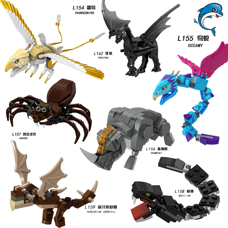 Harri Movice замок набор животных playmobil lepining строительные блоки игрушки Lepinblocks aragegg Bird