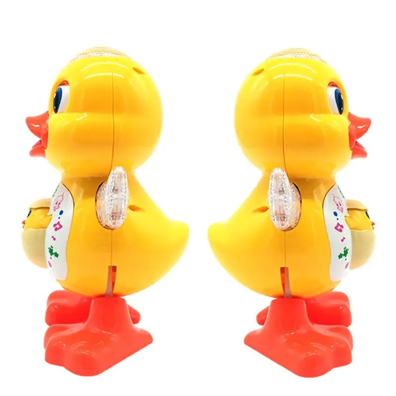 Детские электрические качели танцующая желтая утка светильник кой музыкой