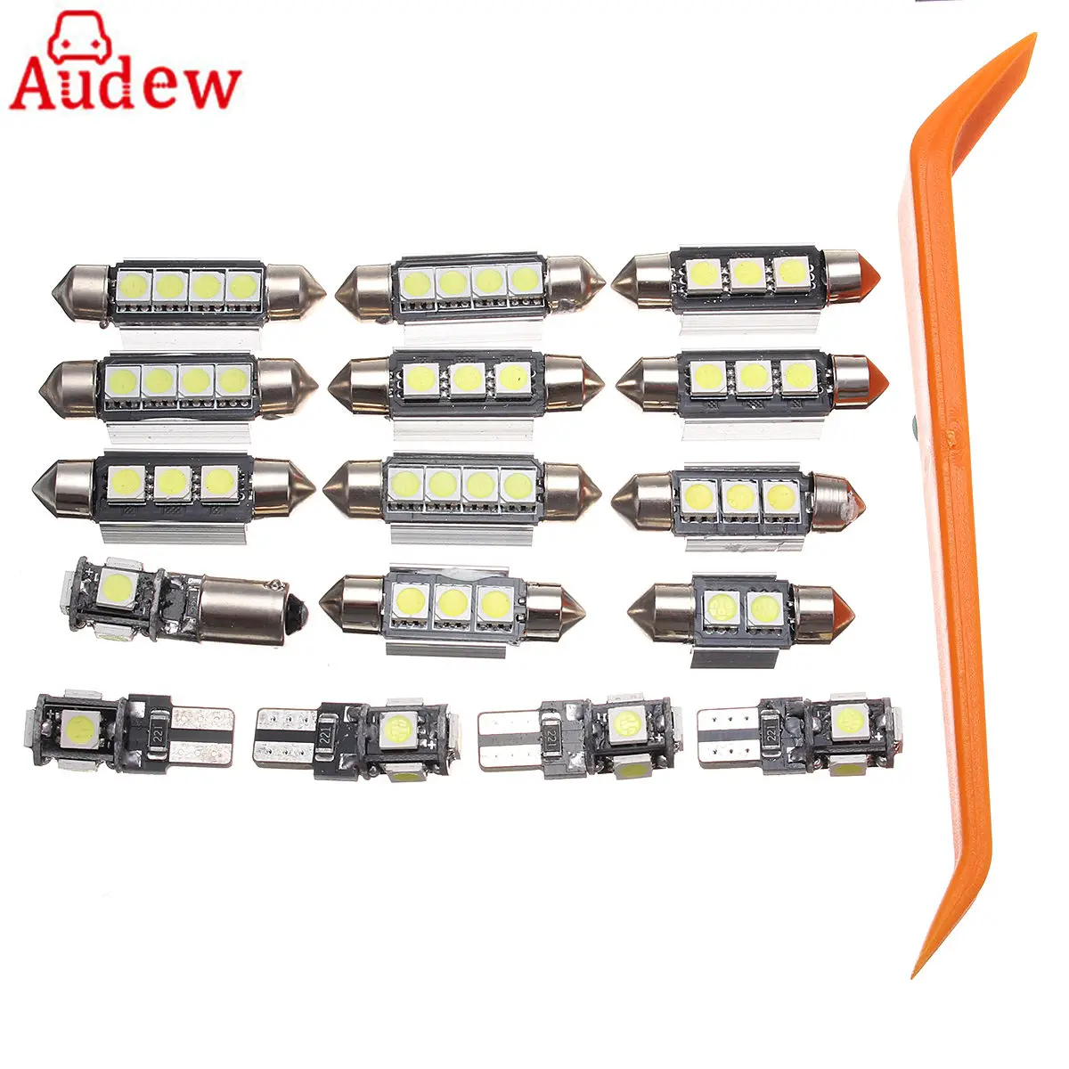 Светодиодный светильник для салона автомобиля 18 шт. Volvo XC90 2003-2011 белая лампа