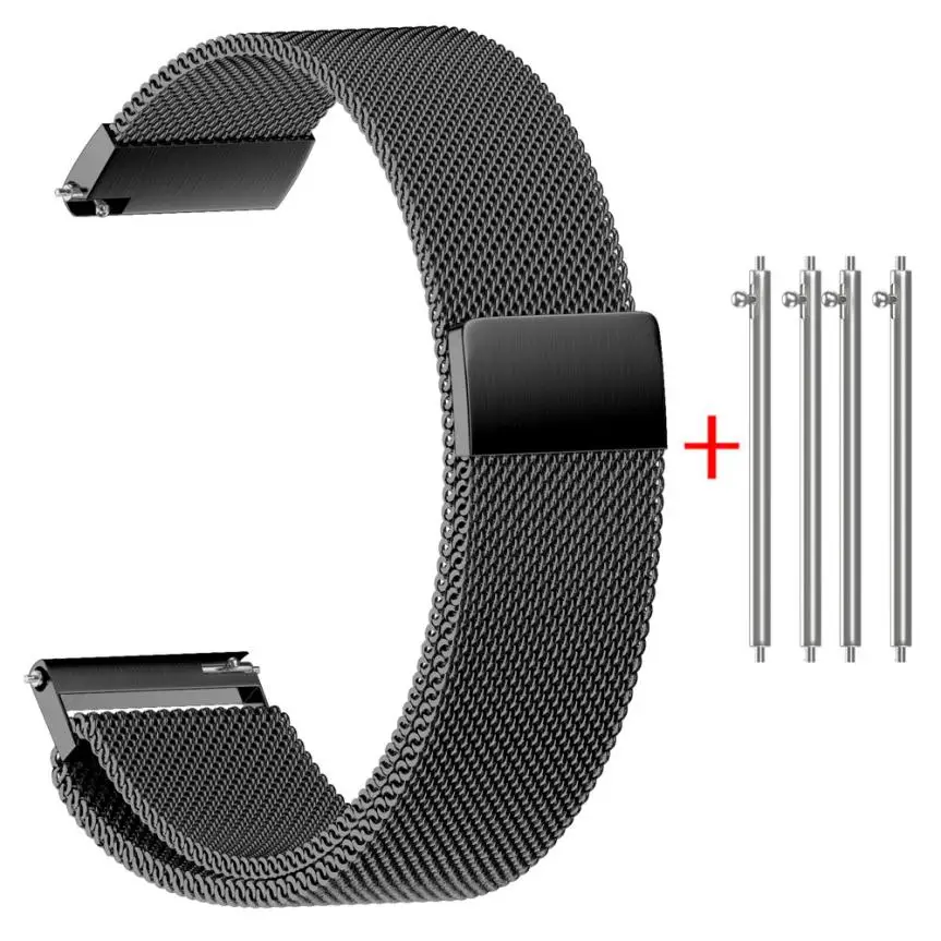 Moment # L05 Watch Band 2018 Milanese Loop Link Bracelet Stainless Steel band Strap Bands 22MM 20MM 18MM 16MM 14MM Drop | Наручные часы