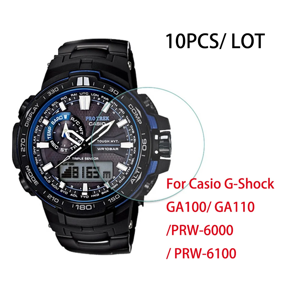 Закаленное защитное стекло для смарт часов Casio G Shock GA100 GA110 PRW6000 PRW6100 0 3 мм 2.5D|premium