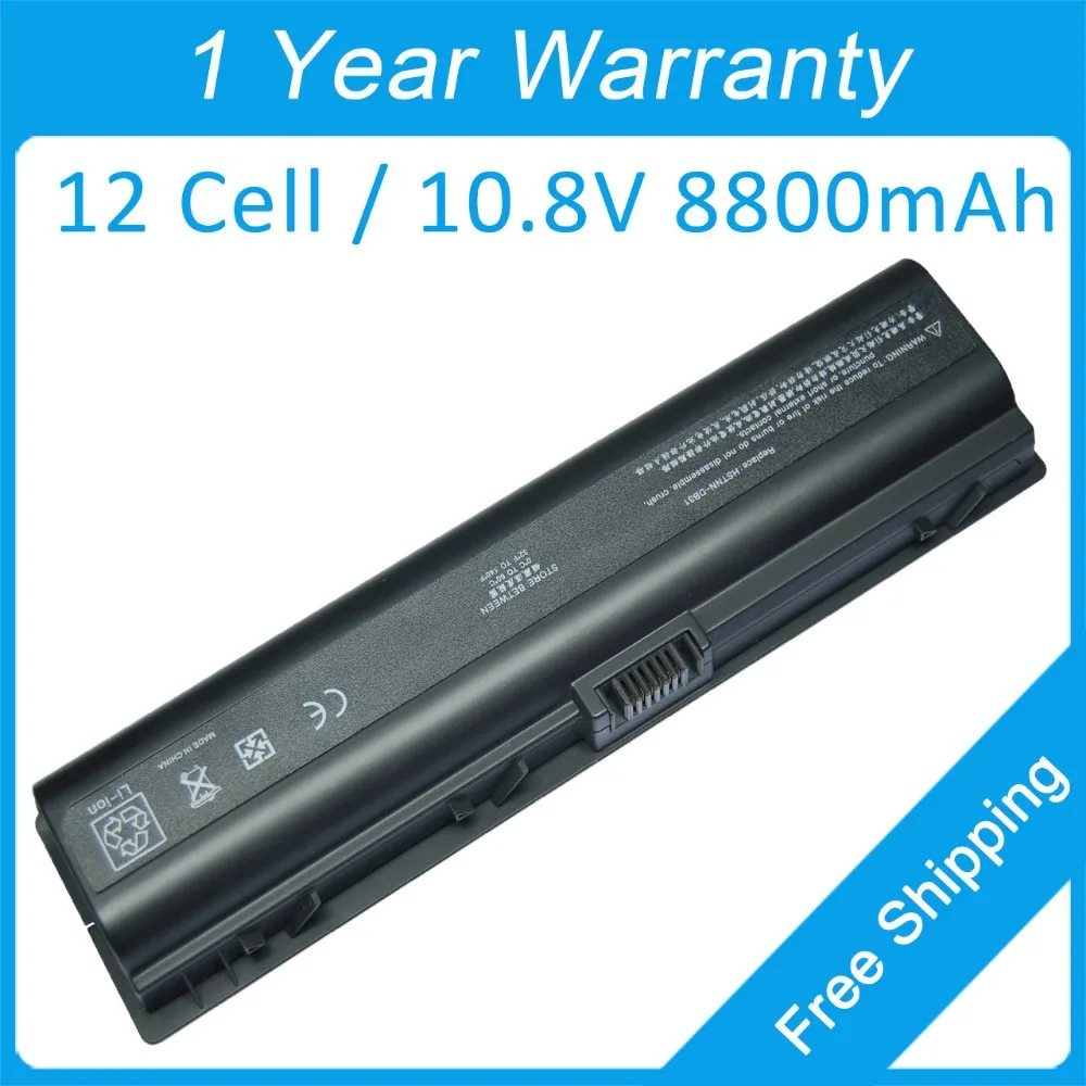 

New 12 cell laptop battery for compaq Presario V6600 V6200 A900 VE06 EV088AA EX941AA NBP6A48A1 HSTNN-OB31 436281-361 432307-001