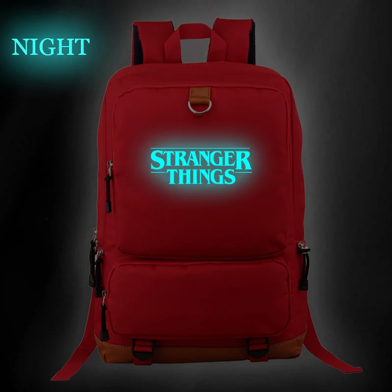 Школьные сумки для девочек подростков Mochila Stranger Things Bolso 19Nxl Plecak Sac A Dos светится в