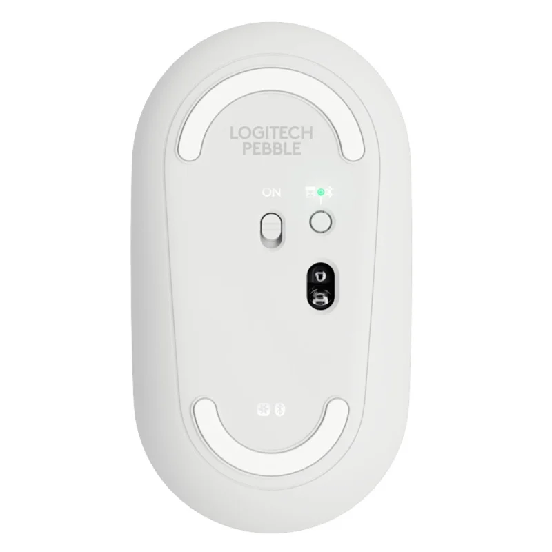 Легкая Бесшумная мышь Logitech M350 Pebble Cobblestone Bluetooth Беспроводная портативная модная с
