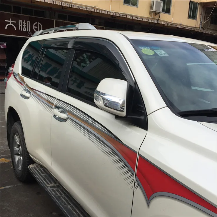 Пластиковый оконный козырек для PRADO вентиляционные оттенки защита от солнца и