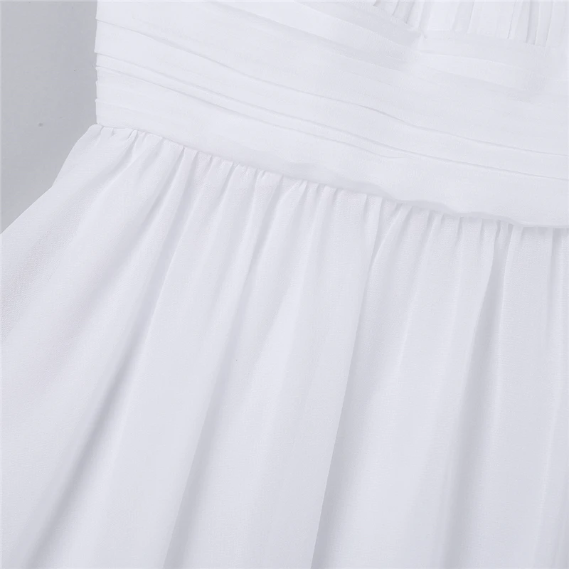 Summer Flower Shaped Rhinestone Girls Costumes Halter Neck Chiffon Dress for Kids Teen Weeding Party Vestidos Princess | Детская одежда