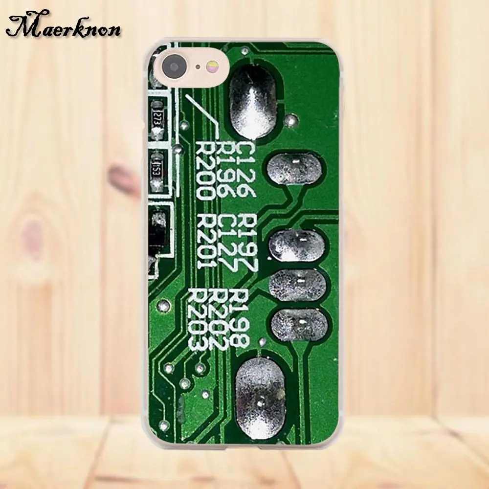 Maerknon для Apple iPhone 4 4S 5 5C SE 6 6S 7 8 Plus X LG G4 G5 G6 K4 K7 K8 K10 термополиуретановая печатная плата