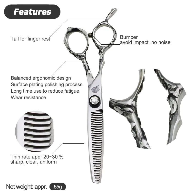 Парикмахерские ножницы univinlions для левши 6 дюймов|scissors hair design|hair of the dog meaningscissor cut |