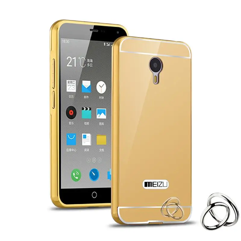 Роскошный металлический алюминий для Meizu M2 Примечание meilan Note2 Чехол Съемный +
