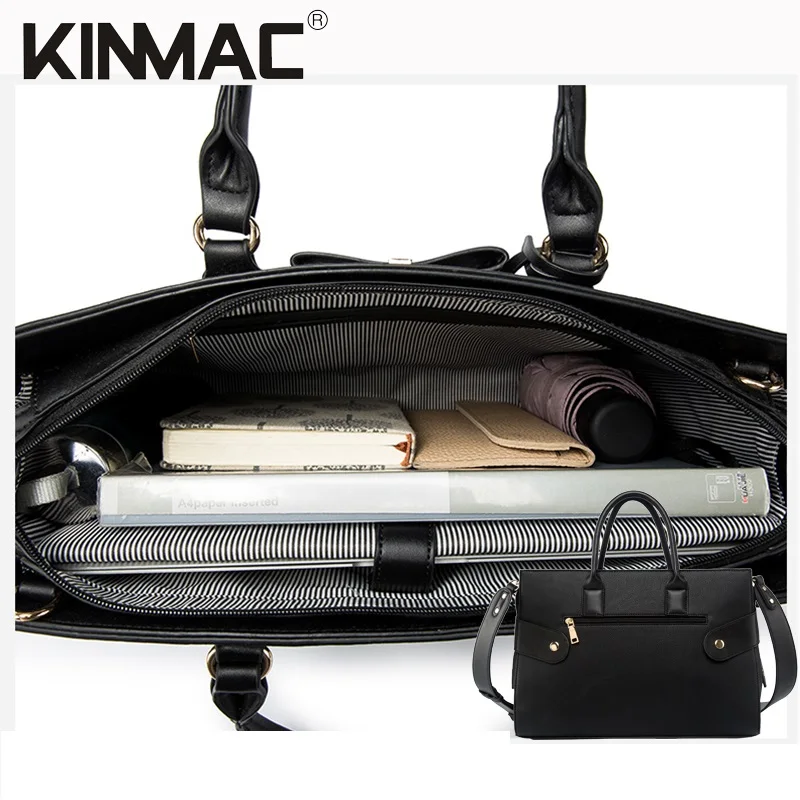 Женская сумка бренда Kinmac мессенджер из искусственной кожи для ноутбука 13 дюймов
