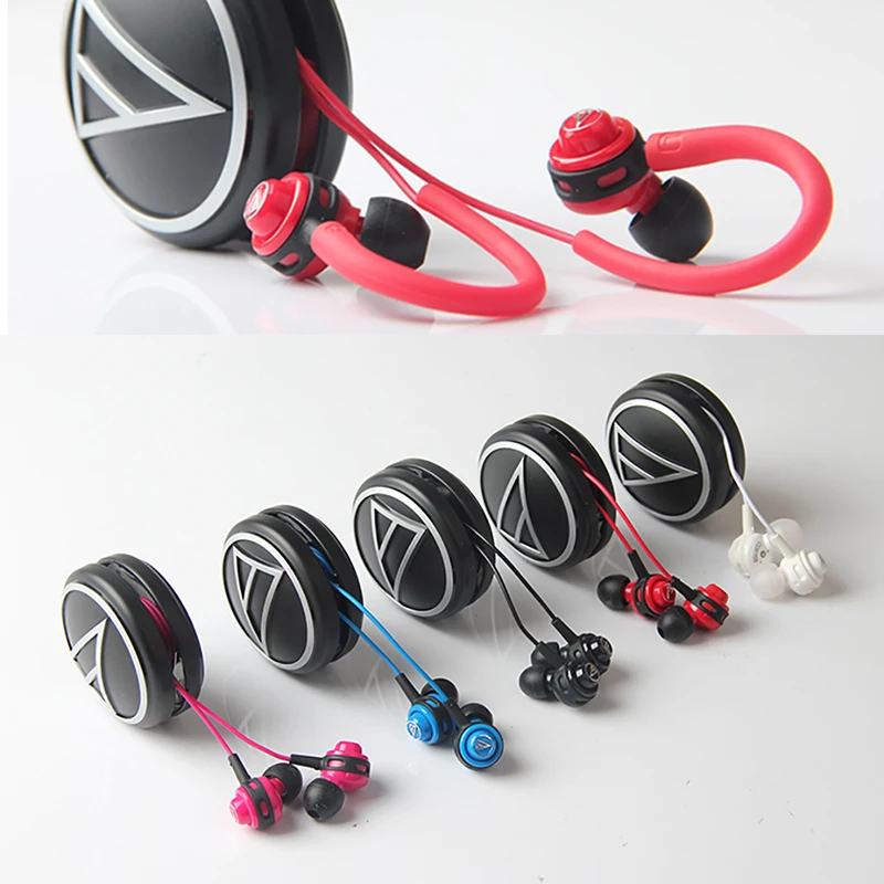 Оригинальные наушники Audio-Technica ATH-COR150, проводные наушники, спортивные наушники-вкладыши, регулируемые наушники с защитой от пота