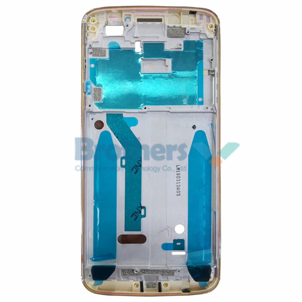 Рамка рамки lcd для Motorola Moto G6 Play передний корпус запасные части черный золотой экран передняя рамка