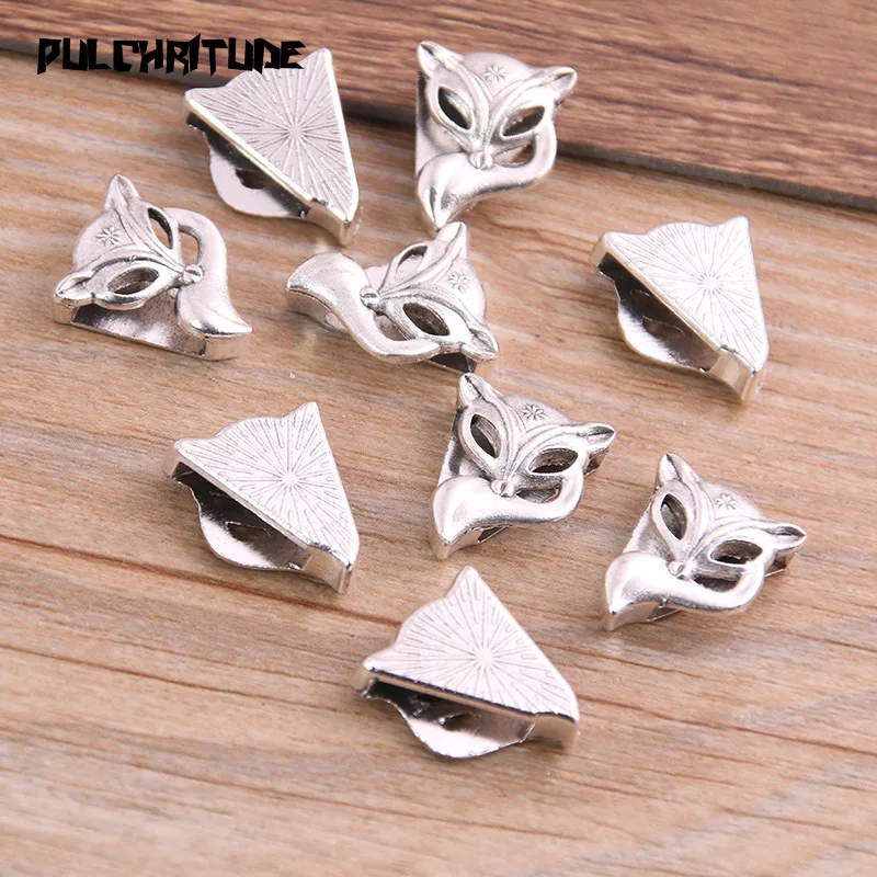 10 шт. двухцветные переходники разделители на лисьи колеса для ювелирных изделий