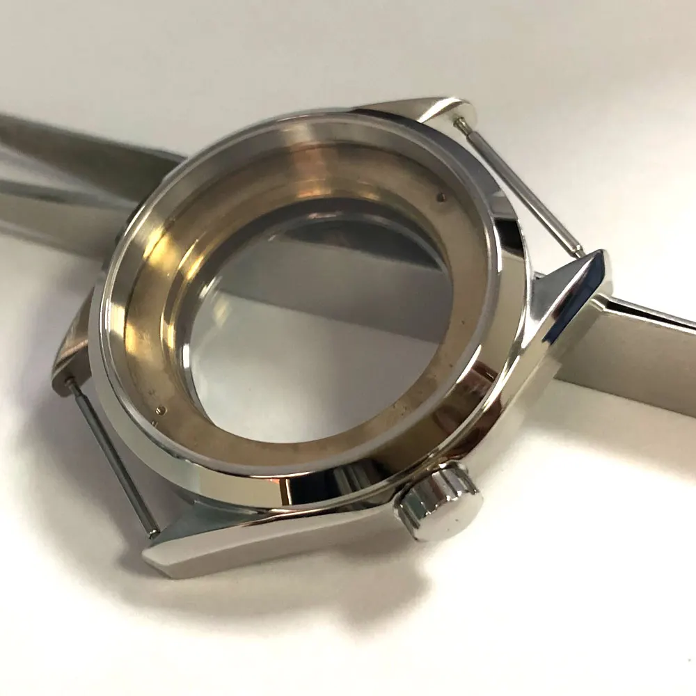 Чехол для часов ETA 2836 mingzhu/DG 2813/3804 miyota 8205/8215/821A серебристый 41 мм 2019|Часы Чехлы| |