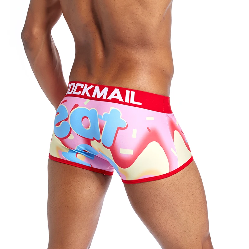 Нижнее белье AIIOU для геев розовые трусы-боксеры нейлоновые | Мужская одежда