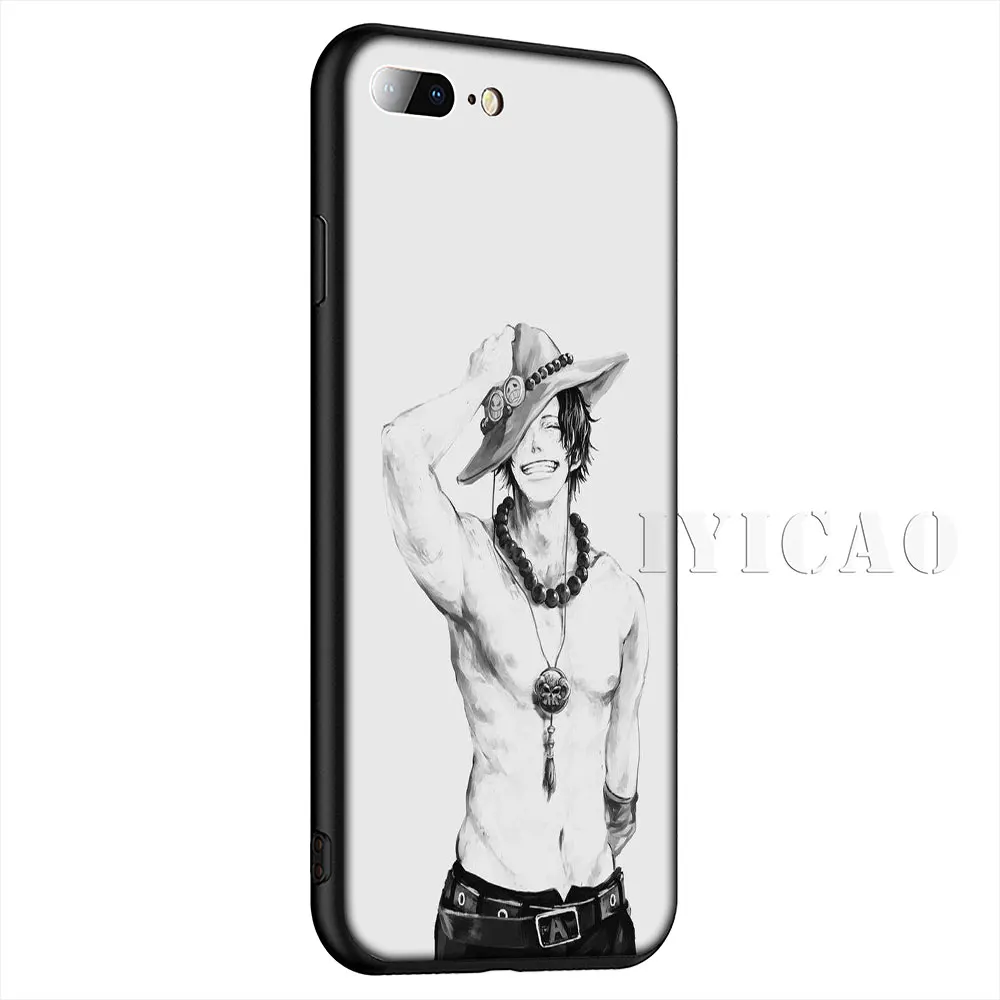 IYICAO Anime One Piece Luffy Soft Case for iPhone XR X XS Max 8 7 6 6S Plus 5 5S SE Cover |