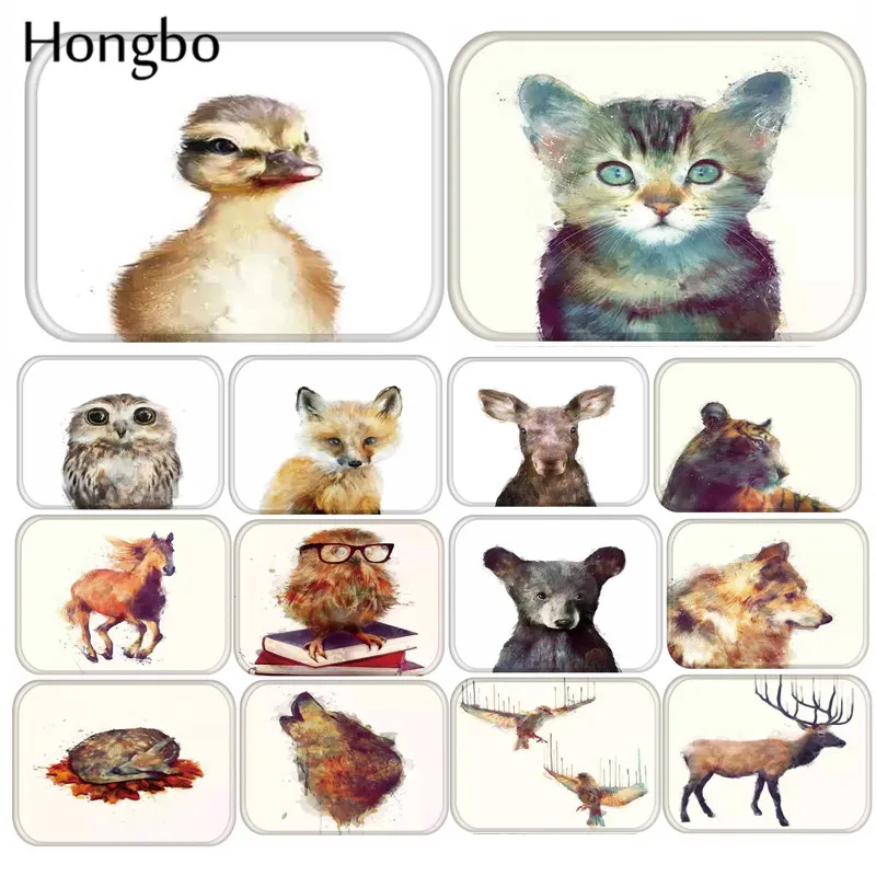 Hongbo Cat Owl Door фланелевые коврики ковер с животным рисунком вход в помещение коврик