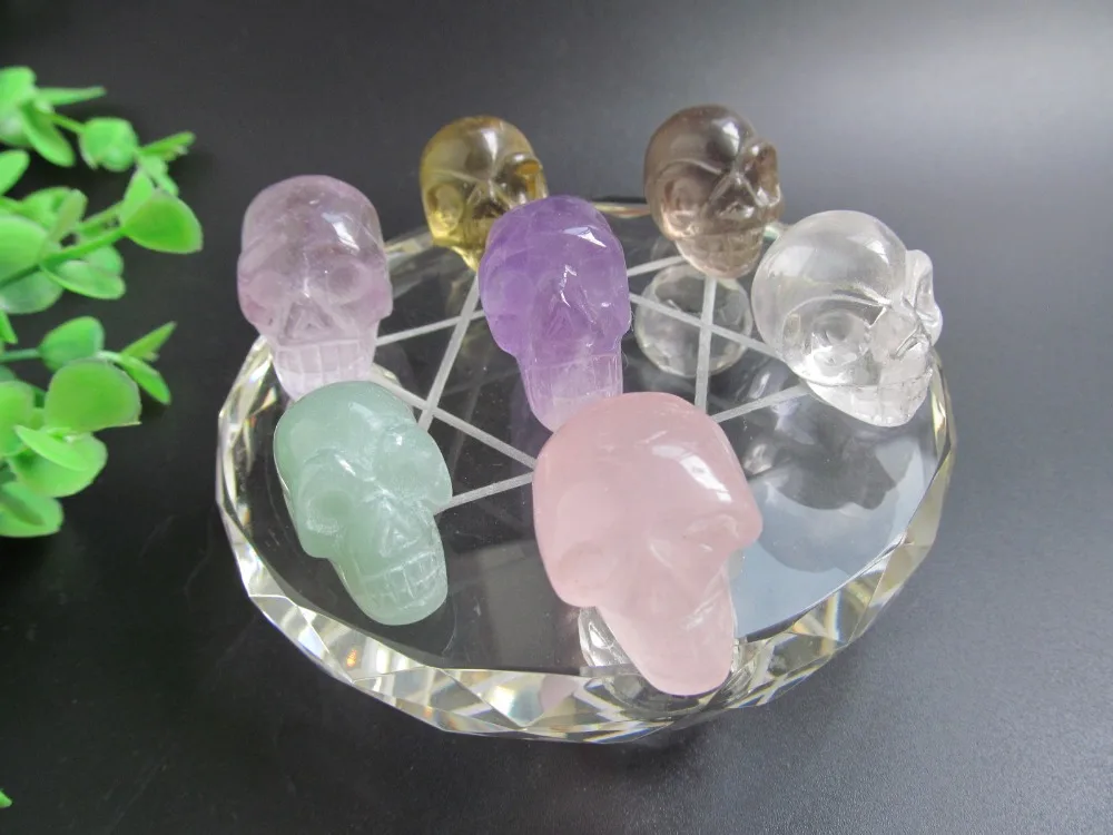 Натуральные кварцевые хрустальные черепа чакра восстанавливающие кристаллы