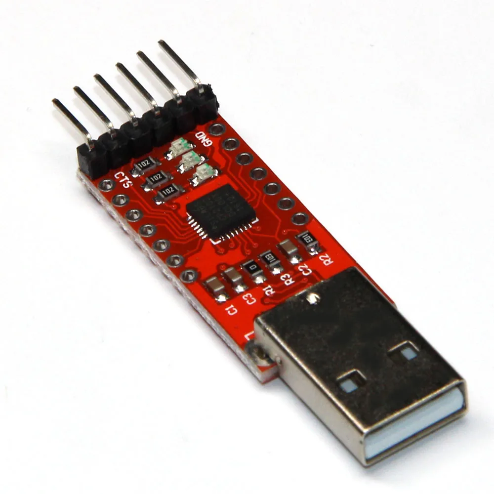 Серийный преобразователь CP2102 с USB 2 0 на UART TTL 6 контактный разъем 1 шт.|Запасные