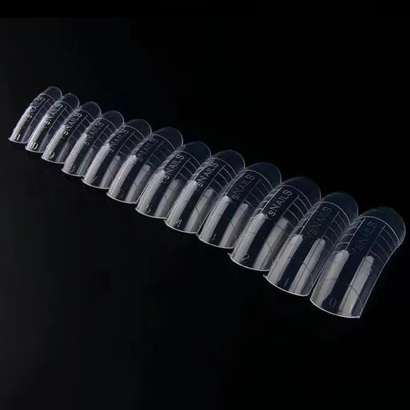 Shellhard 120pcs/box Professional Dual System Nail Form 12 Sizes Clear Forms Mold Model False Tips For Tools | Красота и здоровье