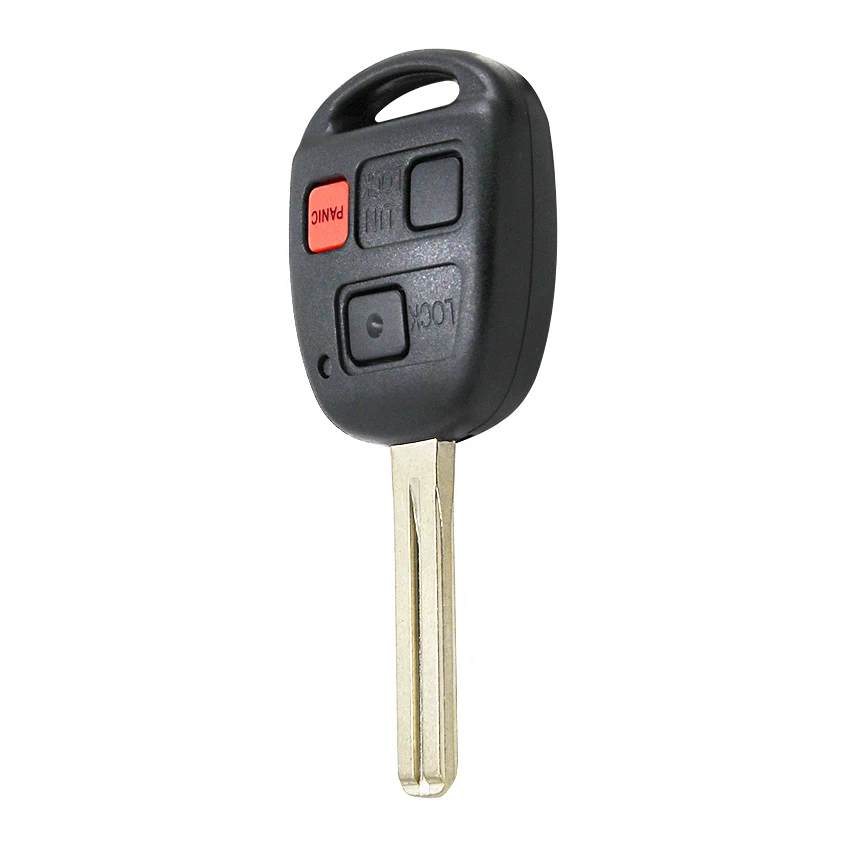 Замена 3 кнопки дистанционного ключа автомобиля 315 МГц 4D68 чип FCC ID: HYQ1512V для Lexus GX470 2003-2009 LX470 2003-2007-короткое лезвие